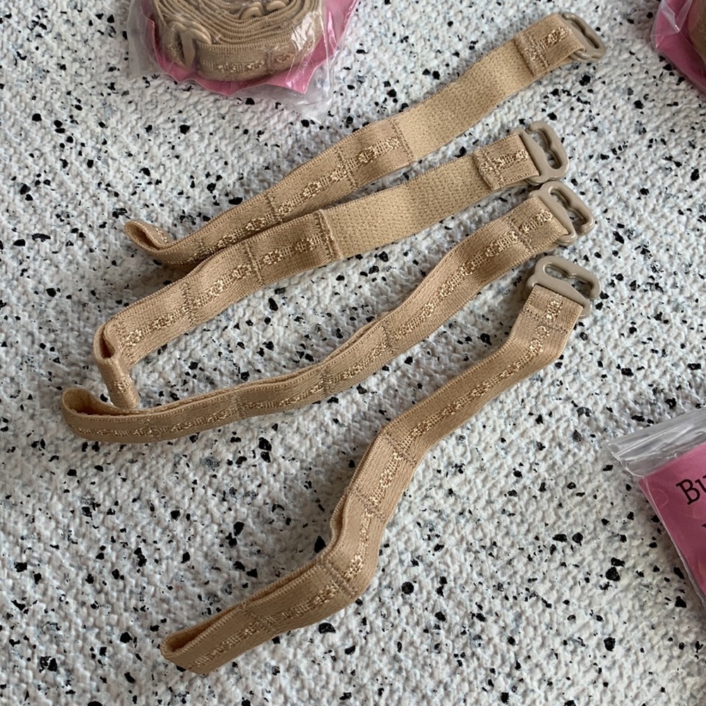 NWT 2 Sets Slim Cognito Spanx Bodysuit Replacement Straps 8x Pieces - Picture 7 of 7